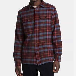 The North Face Mens Arroyo Plaid Flannel Button Down Shirt size XL
